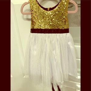 COPY - Toddler Flower Girl Sequin Tulle Dress